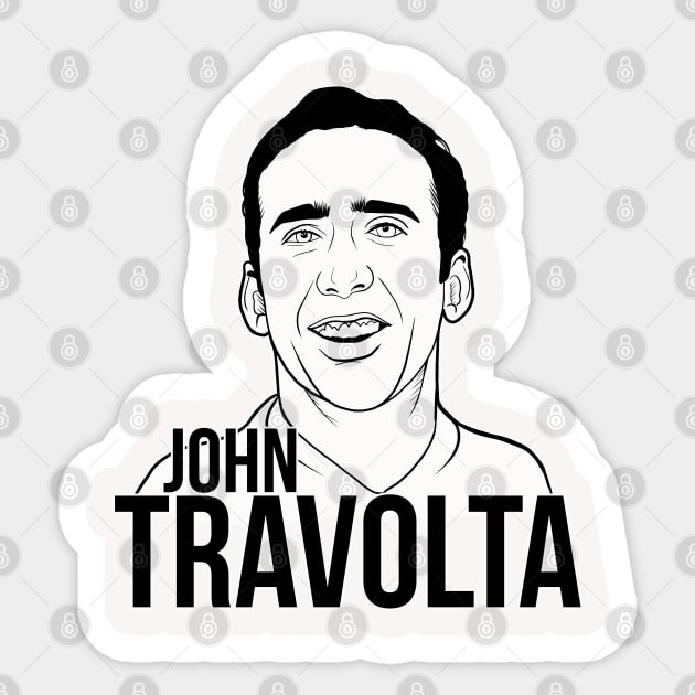 John Travolta Sticker by FreddyK